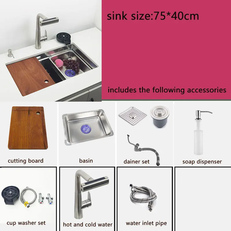 304 Stainless Steel Undermount Or Above Mount Sink