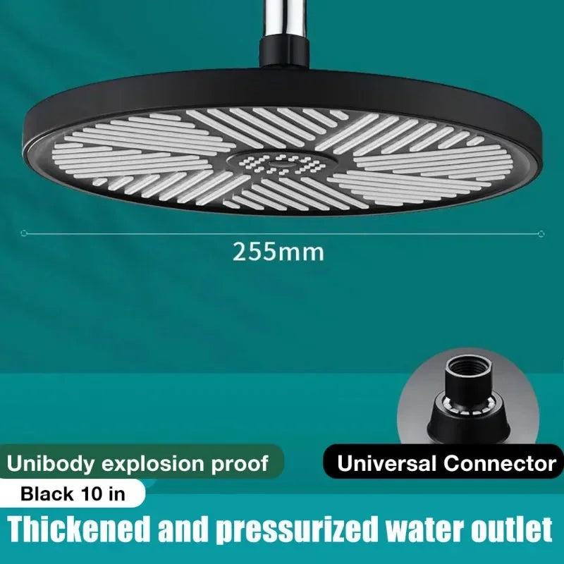10 Inch Big Panel Rainfall Shower Head High