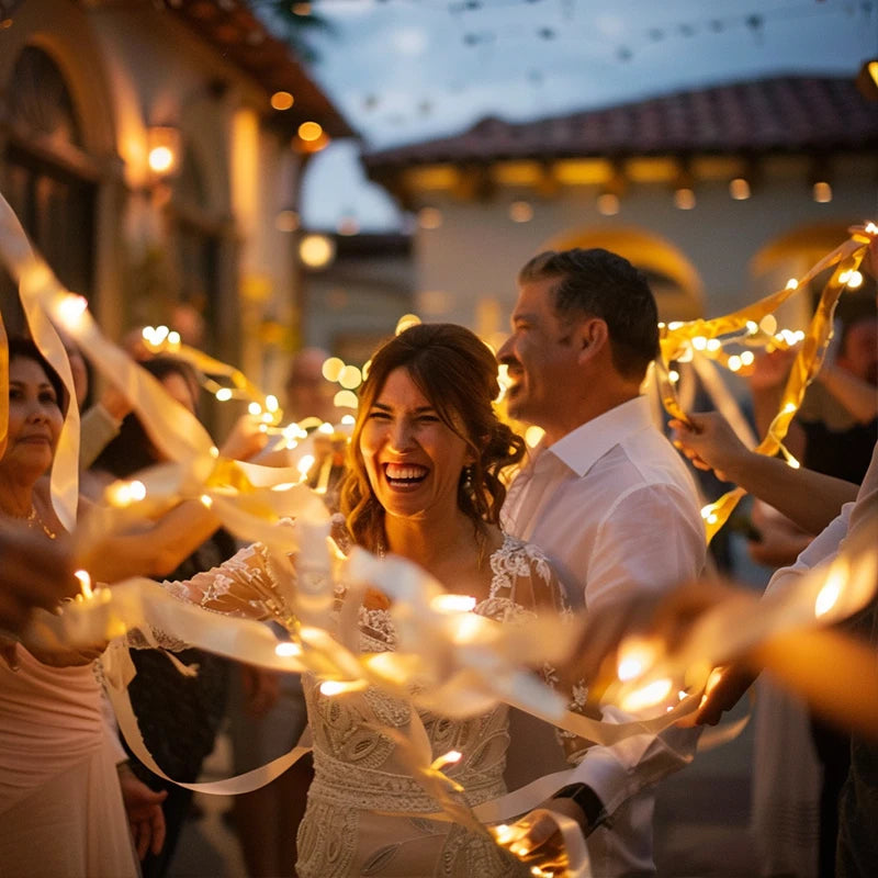 Wedding Ribbon Fairy Wand Light Up Magic Wand