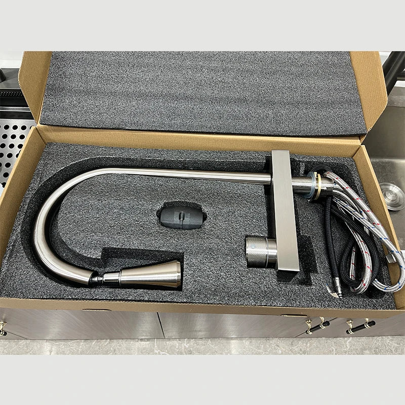 Popular Waterfall Faucet 304 Stainless Steel Cold Rainfall