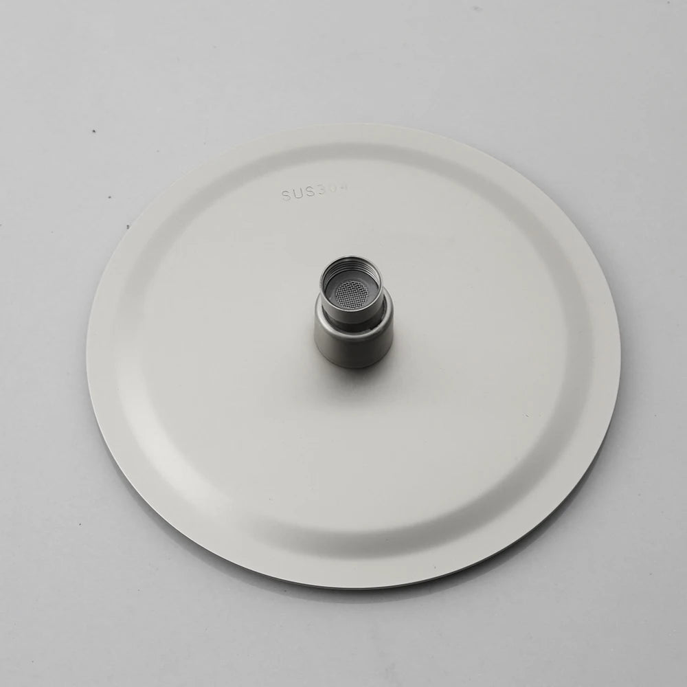 Monite Rainfall Shower Faucet Brushed Nickel Bathroom Shower