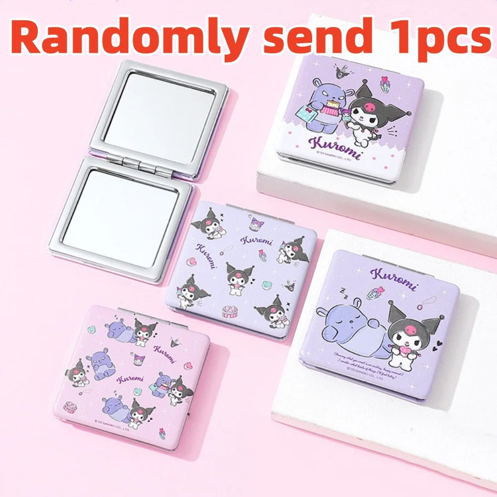 Genuine Hello Kitty Melody Folding Makeup Mirror Cartoon