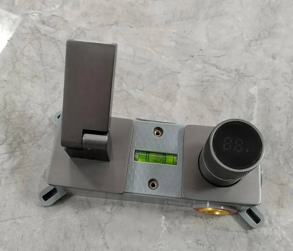 Gunmetal Gray Wall Mount Faucet Cold Washbasin Basin
