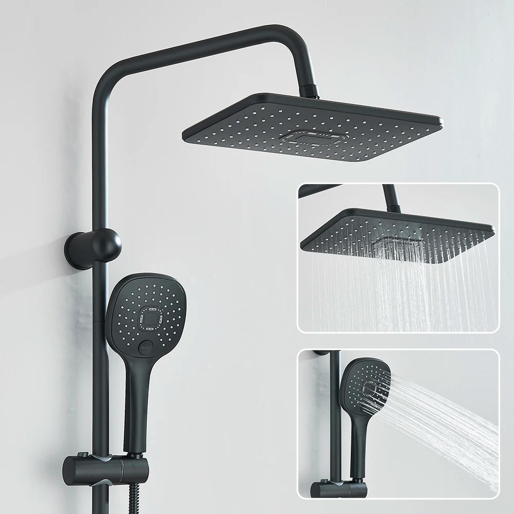 Senlesen Shower Faucet Bathroom Shower Rain Shower Brass