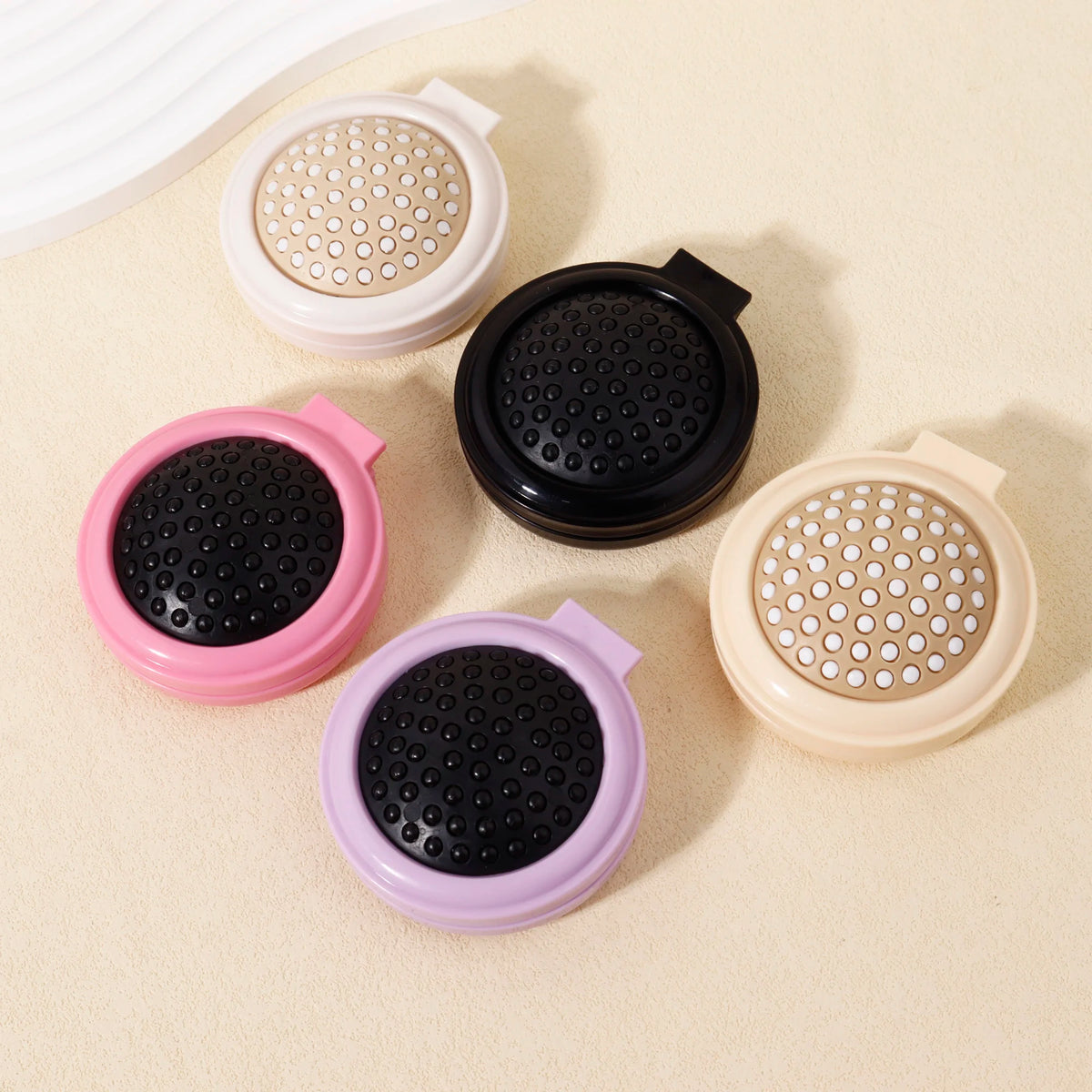 5pcs Foldable Airbag Comb Foldable Pocket Comb Mini