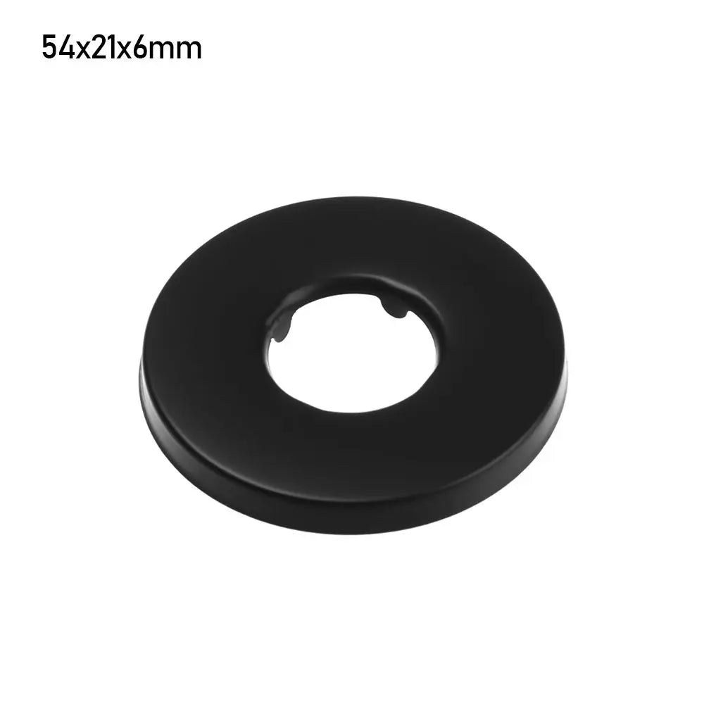1pcs Black Shower Faucet Decorative Cover Chrome Finish