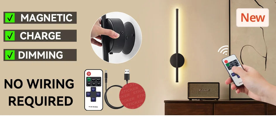 Seediq Modern Led Wall Light Wall Mounted Black