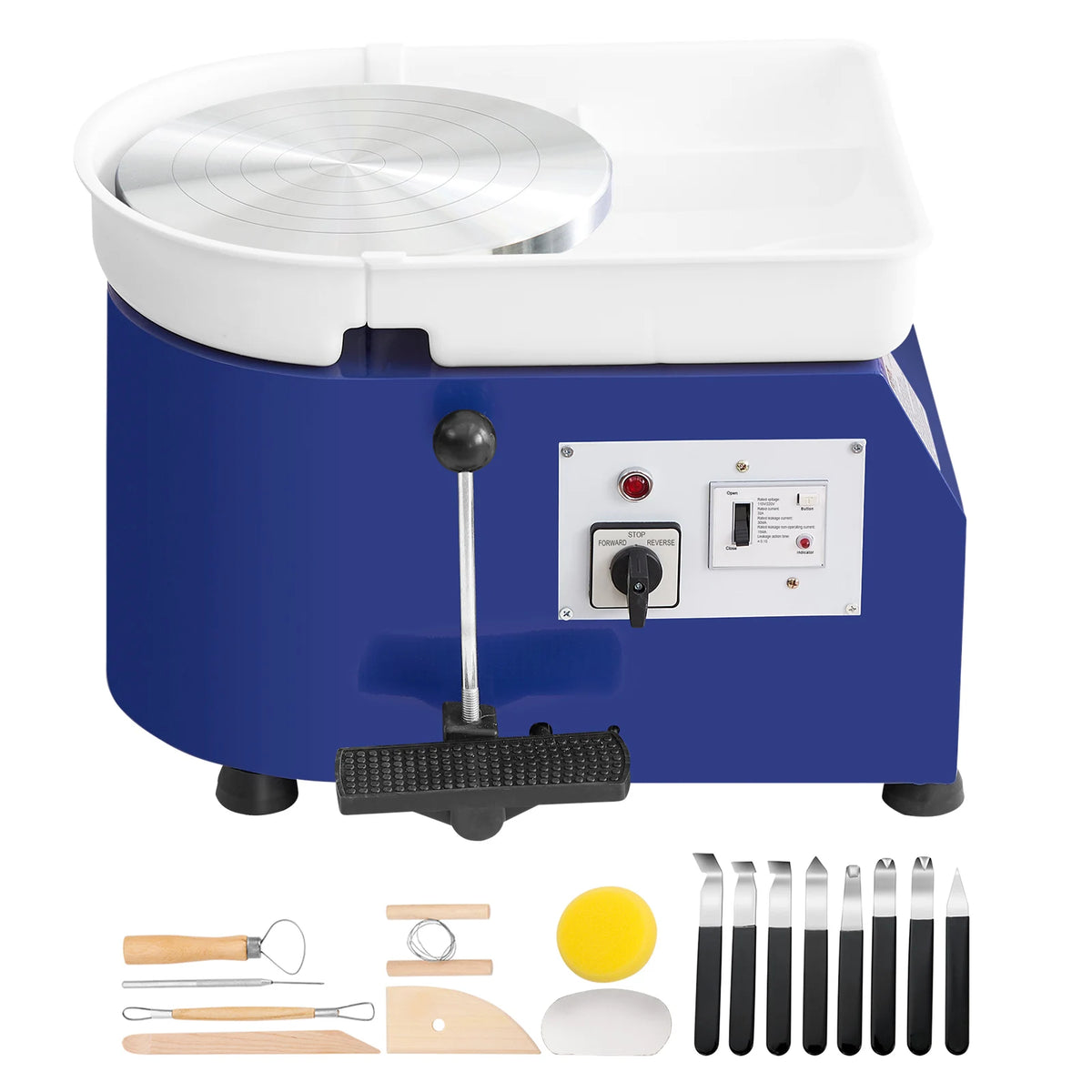 Succebuy 11in Pottery Wheel Ceramic Forming Machine Adjustable