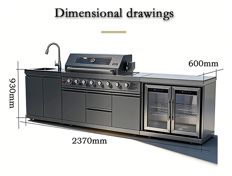 Full Outdoor Grill Sink & Modern Outdoor Kitchens