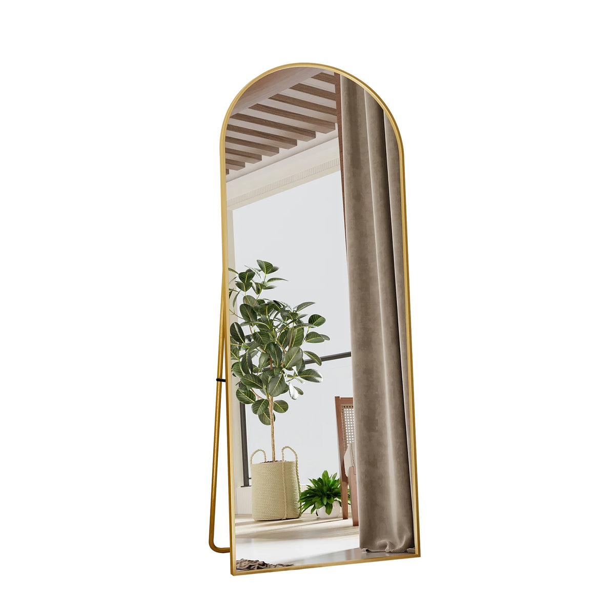 Full Length Mirror Standing Mirror Black Frame Large