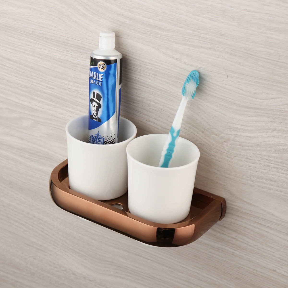 Zappo Rose Gold Wall-Mounted Stainless Steel Clothes Hook