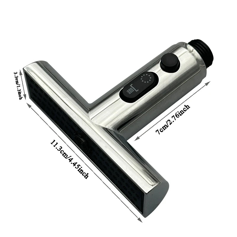 Modes Waterfall Faucet Extender Sprayer Head Filter Nozzle