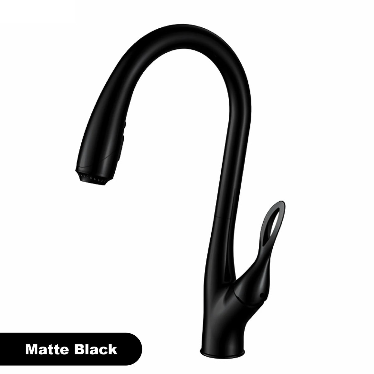 Brushed Gold Brass Faucet Pull Out Sprayer Ceramic