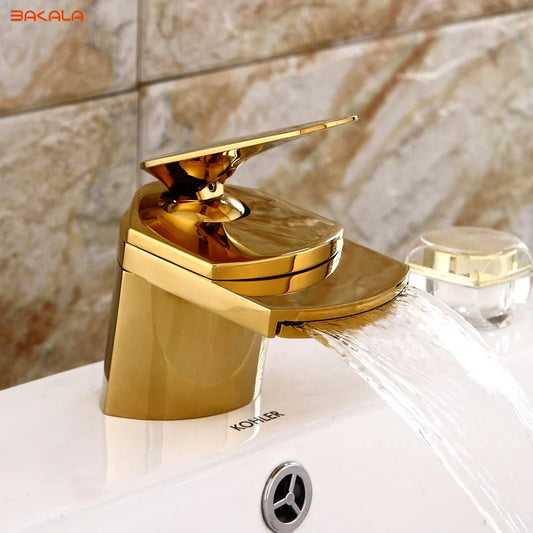 Bakala Toad All Brass Golden/Chrome Finished/Nickle Brushed Taps