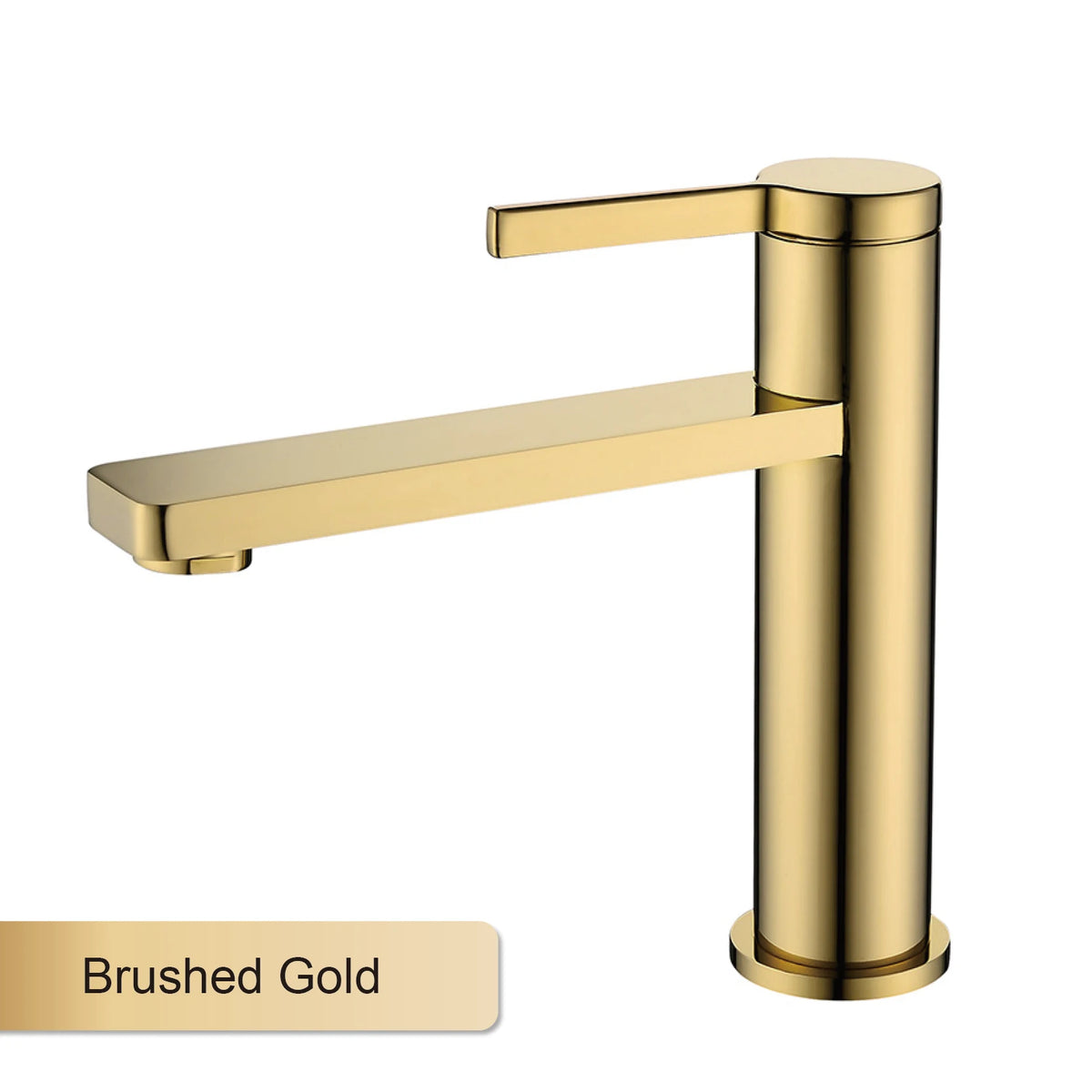 Aitana Modern Brass Black Bathroom Faucet Simple Design