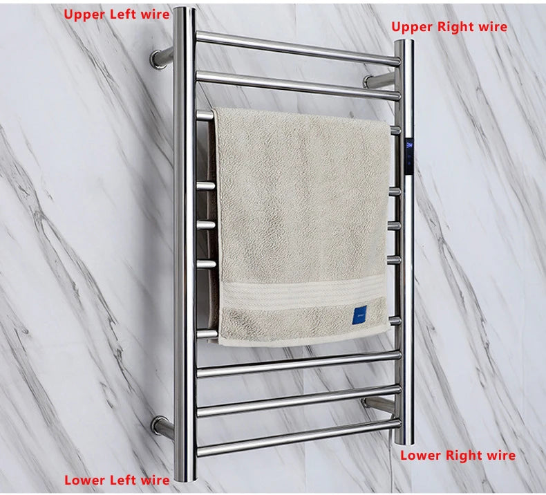 Electric Towel Rack 304 Stainless Steel Temperature&Time Control