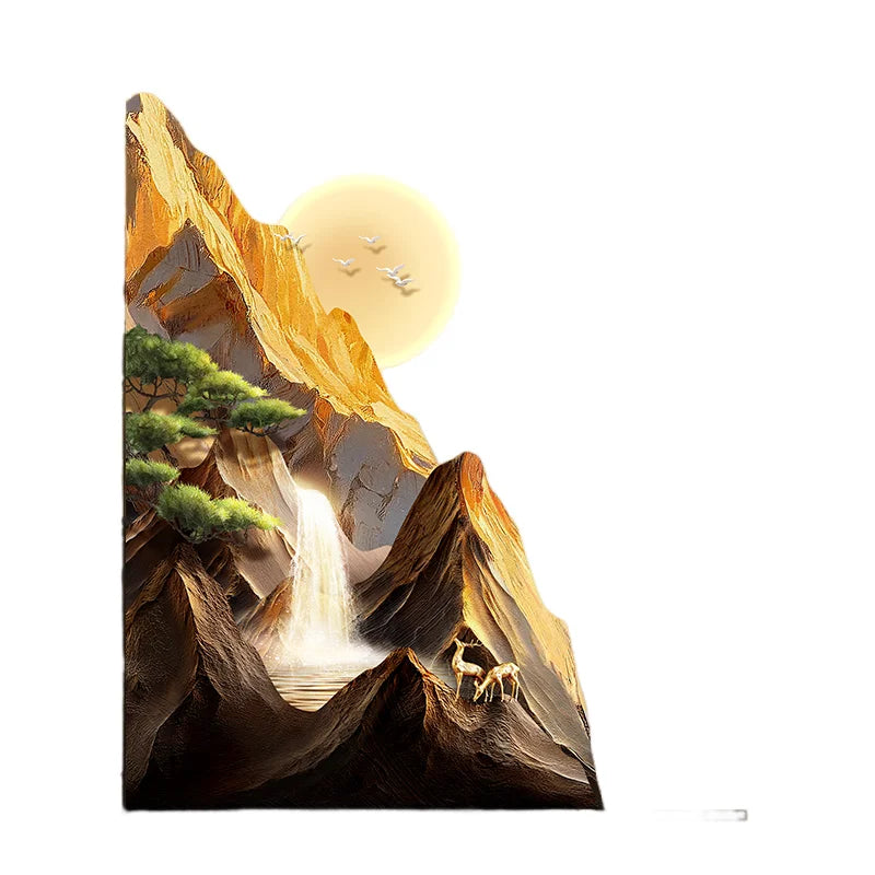 Backed By Jinshan Luxury Vanity Wall Lamp Painting