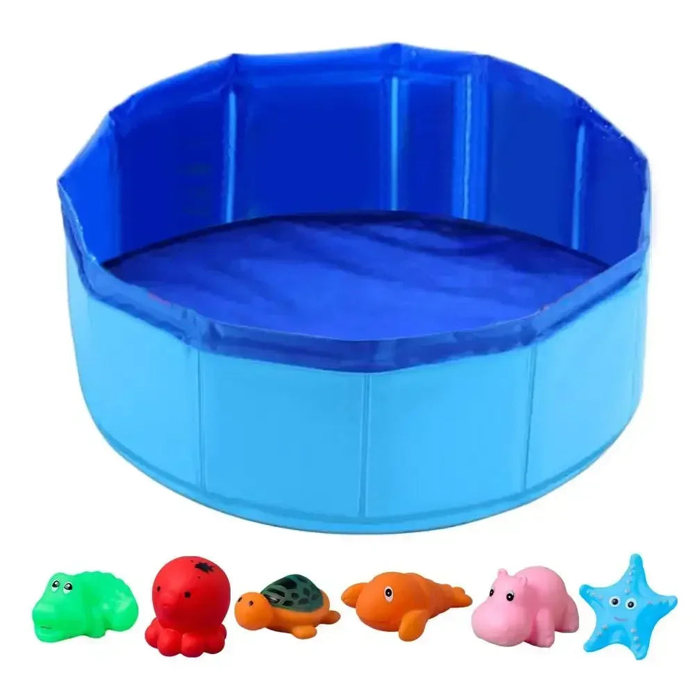 Foldable Pet Water Pool Toy Cats Dogs Summer