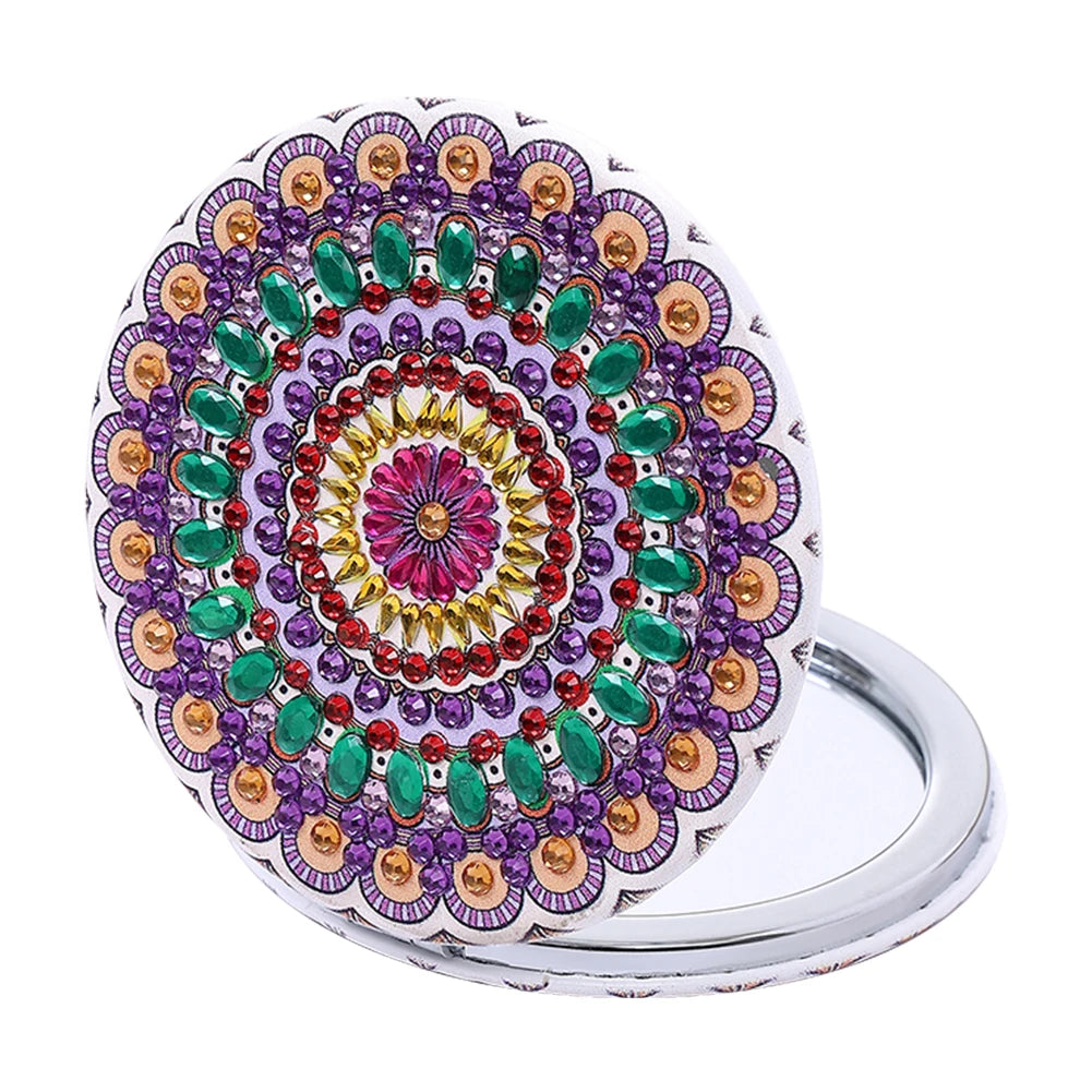 Diy Diamond Art Mosaic Makeup Mirror Cross Stitch