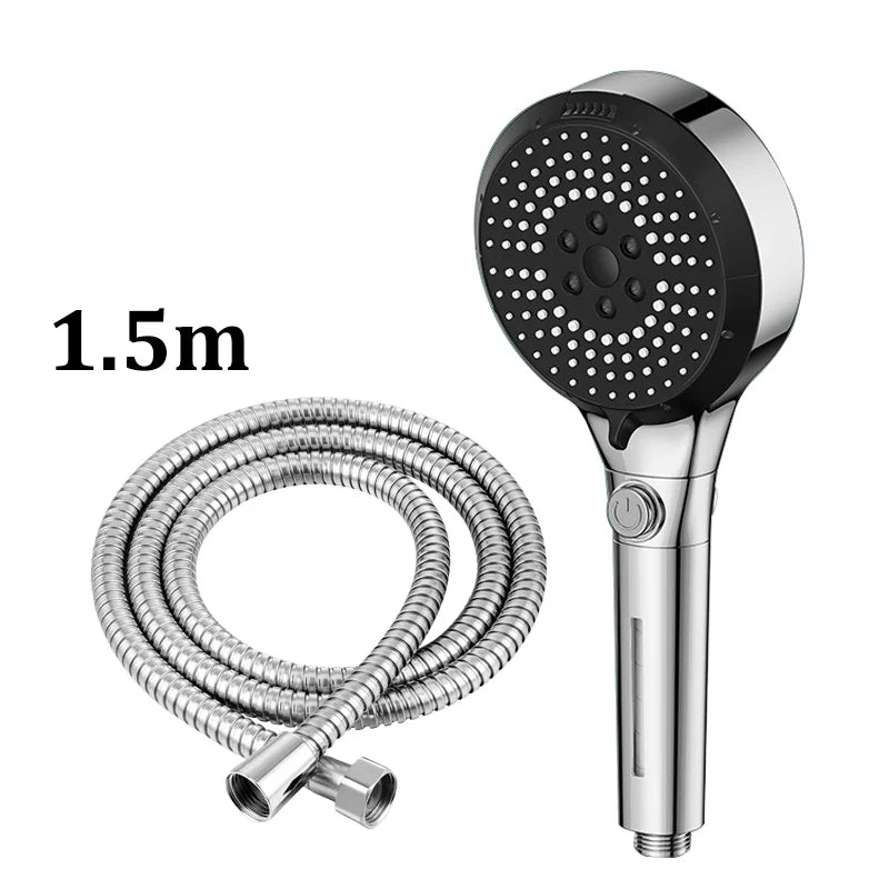 Modes Booster Shower Head Adjustable Filter Dechlorination