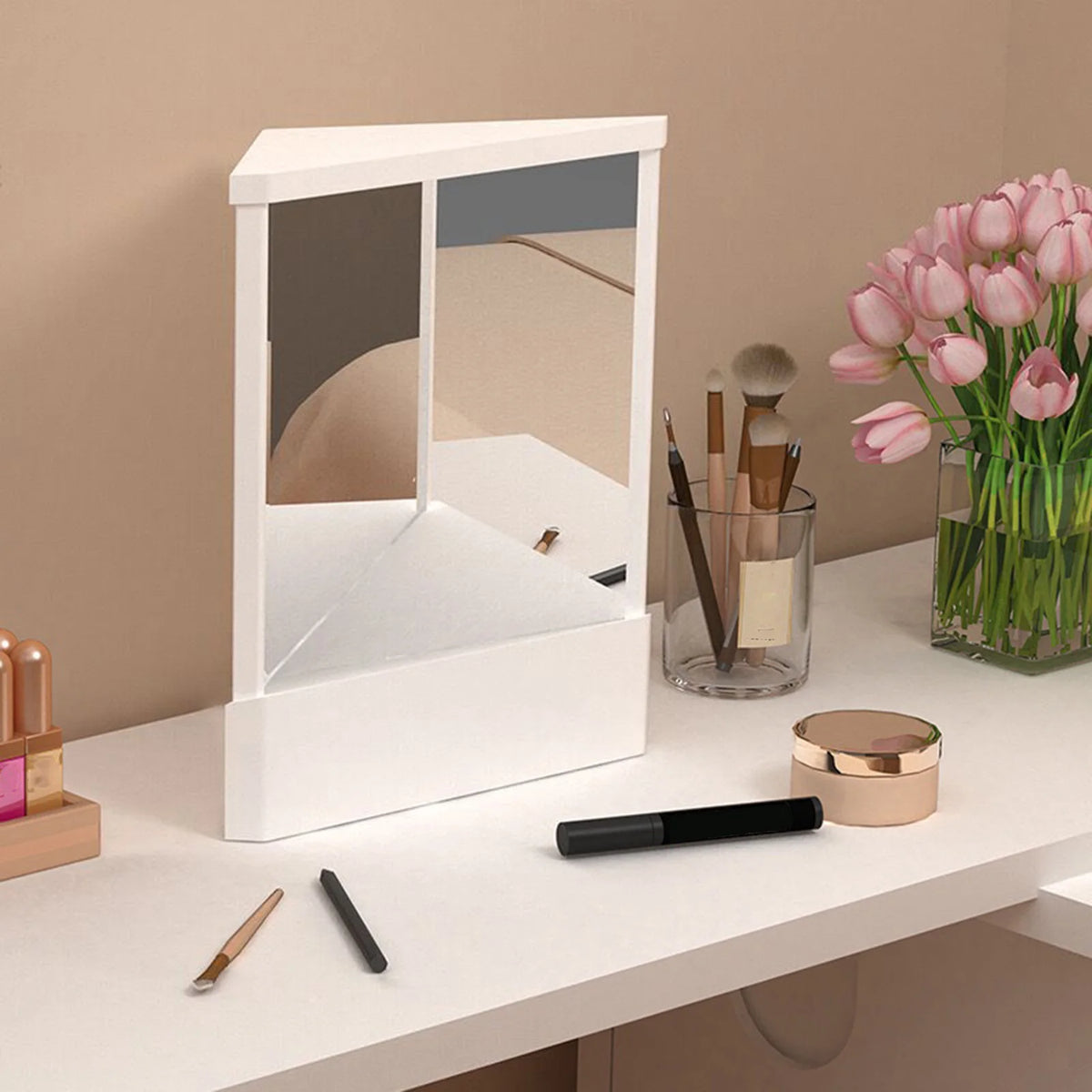 Makeup Mirror Non Reversing Precision True Image Vanity
