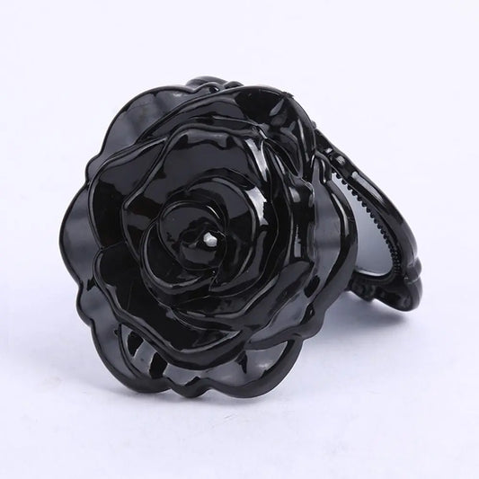 Double-Sided Rose Flower Makeup Mirror Handheld Convenient Mini