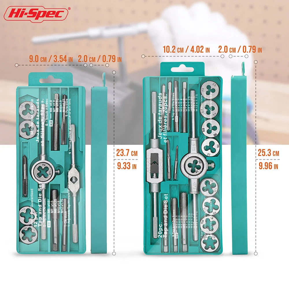 Hi-Spec Mechanic Official Store Tap Die Thread Kit