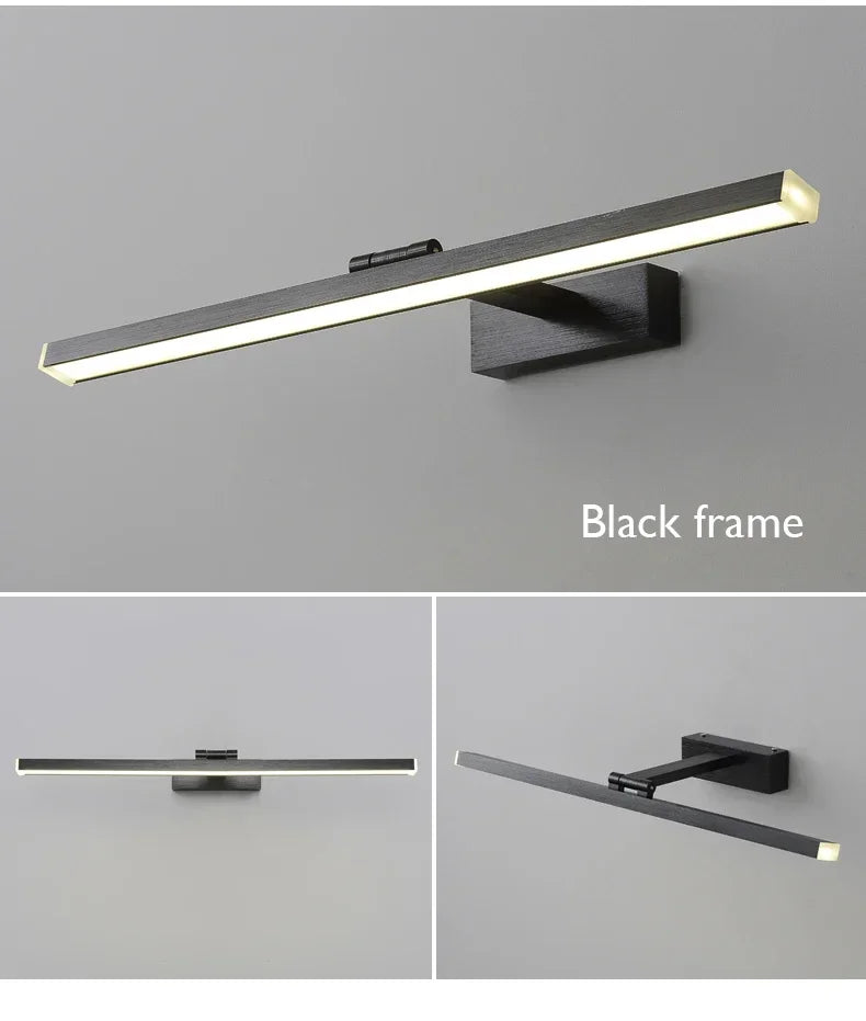 Led Modern Acrylic Wall Lamp White Black Mirror