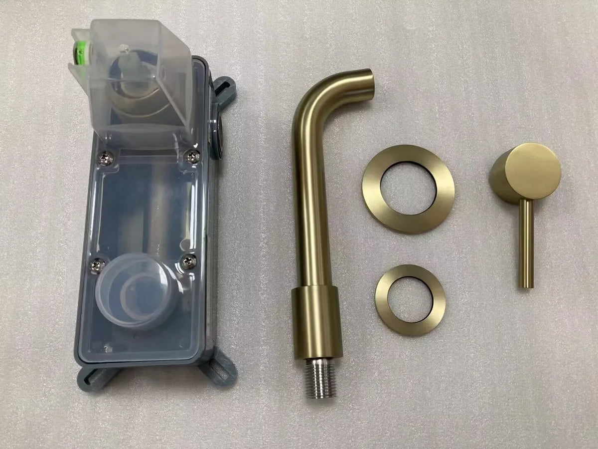 304 Stainless Steel Brushed Nickel Tap Wall Mount