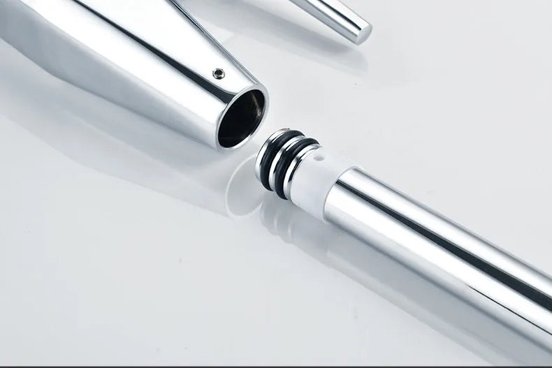 1pc Stainless Steel Sink Faucet Pipe Connection Saving