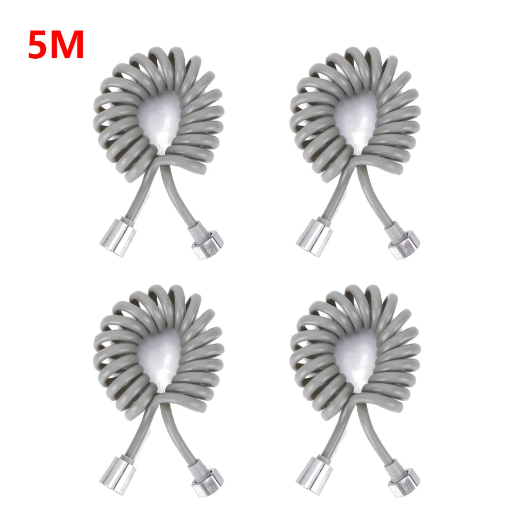 2/3/5m Flexible Shower Hose Universal Spring Extension Hand