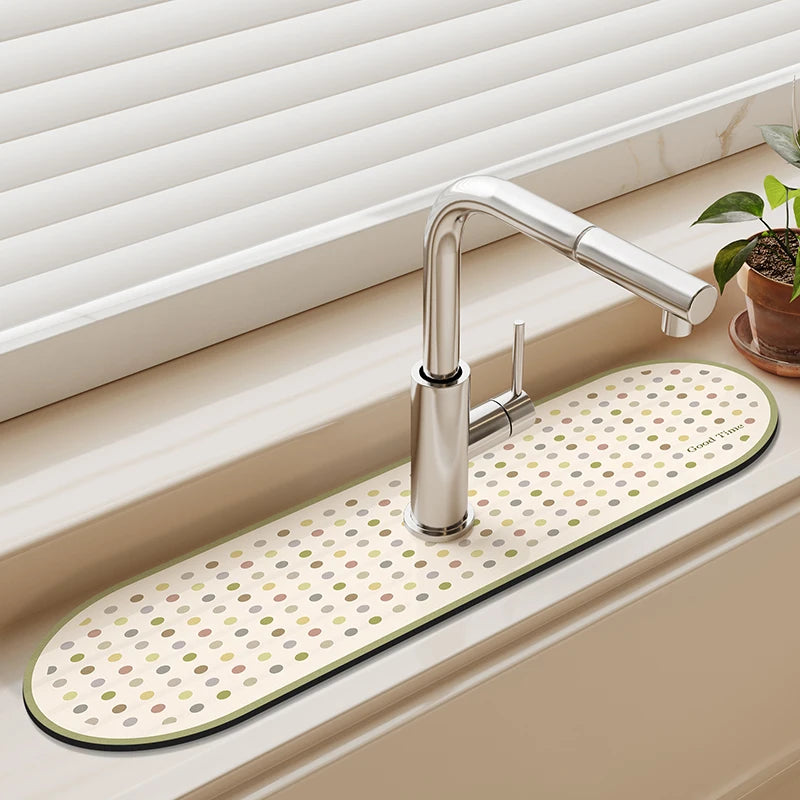 Classic Diotomite Sink Faucet Table Mat Toilet Drain
