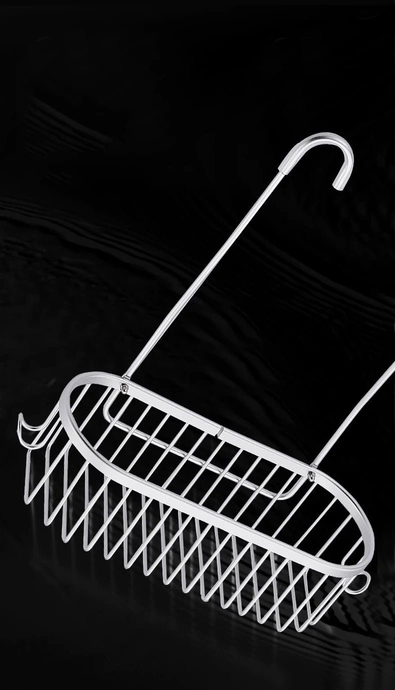 Shower Caddy Hanging Organizer Shower Basket Hooks Storage