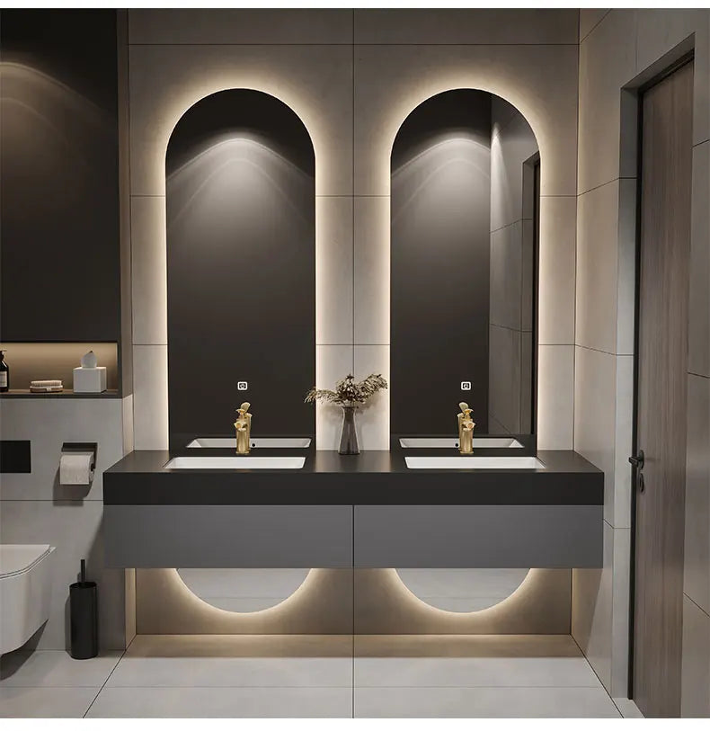Designer Customized High-End Villa Light Luxury Rock Slab