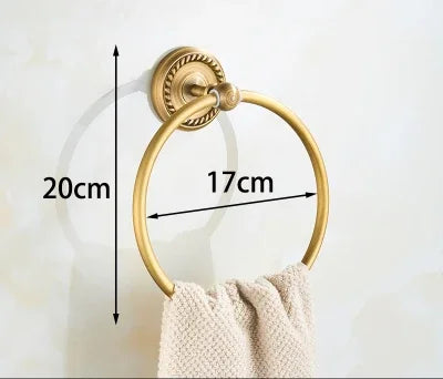 Solid Brass Bathroom Hardware Sets Antique Bronze Bath