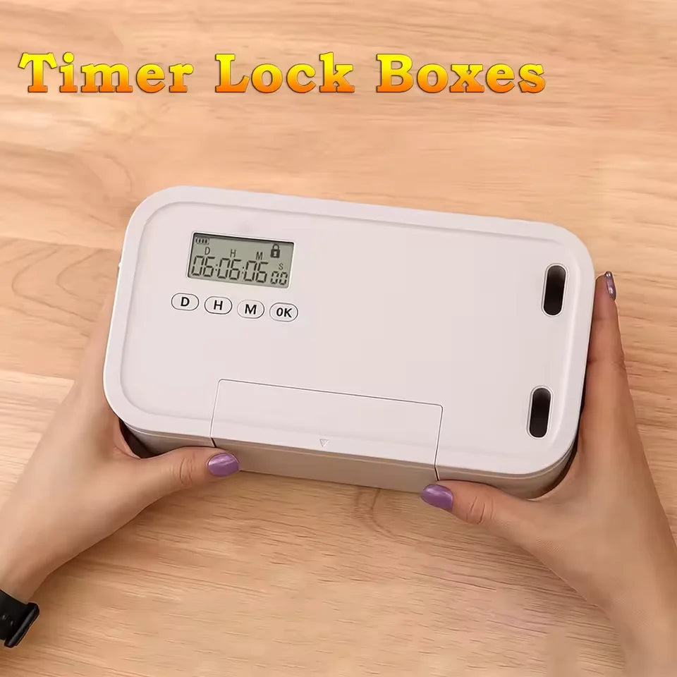 Lock Box Timer Phone Locker Time Locking Storage