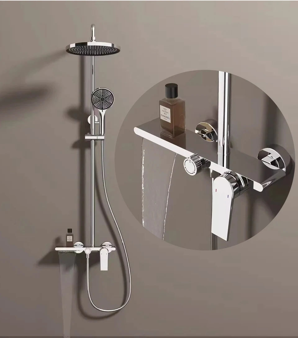Vgx Gold Shower System Bathroom Shower Faucet 3-Way