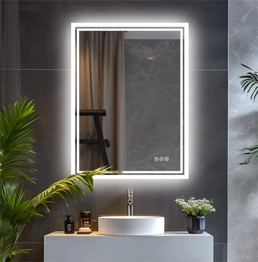 Led Light Bathroom Mirror Illuminated Wall Mounted Vanity