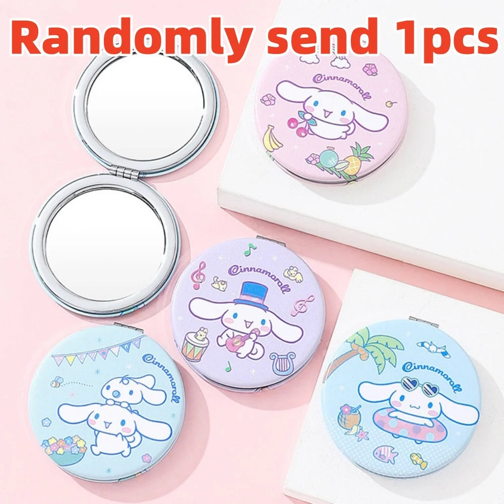 Genuine Hello Kitty Melody Folding Makeup Mirror Cartoon