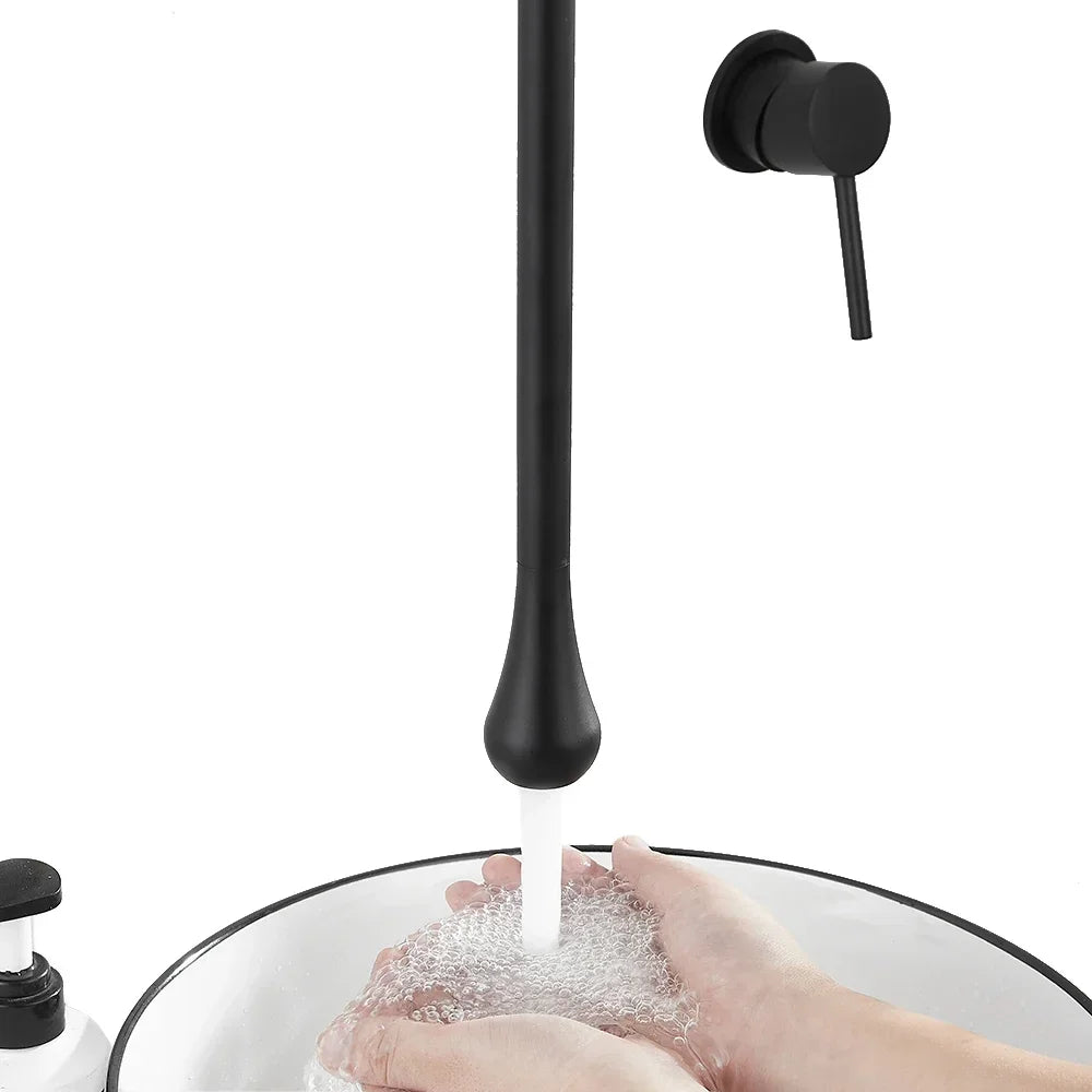 Water Drop Hang Ceiling Faucet Bathroom Basin Bathtub