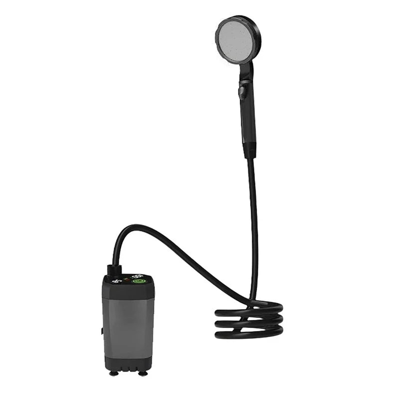 Camping Shower Equipment 6000mah Rechargeable Led Display Screen