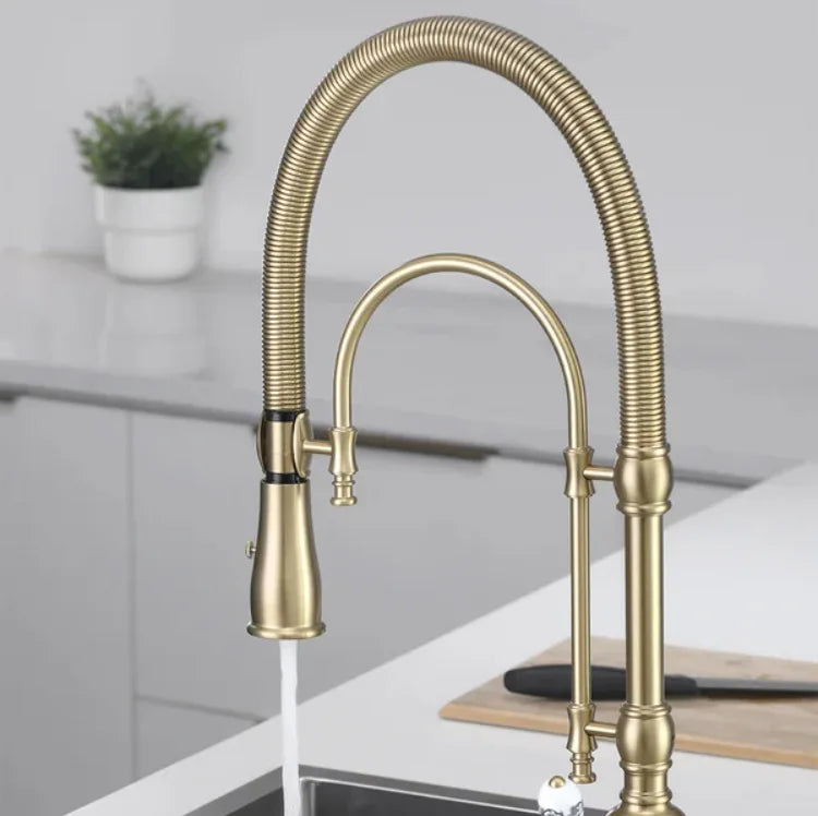 Faucet Pull Out 360 Degree Multi-Function Spring Pull