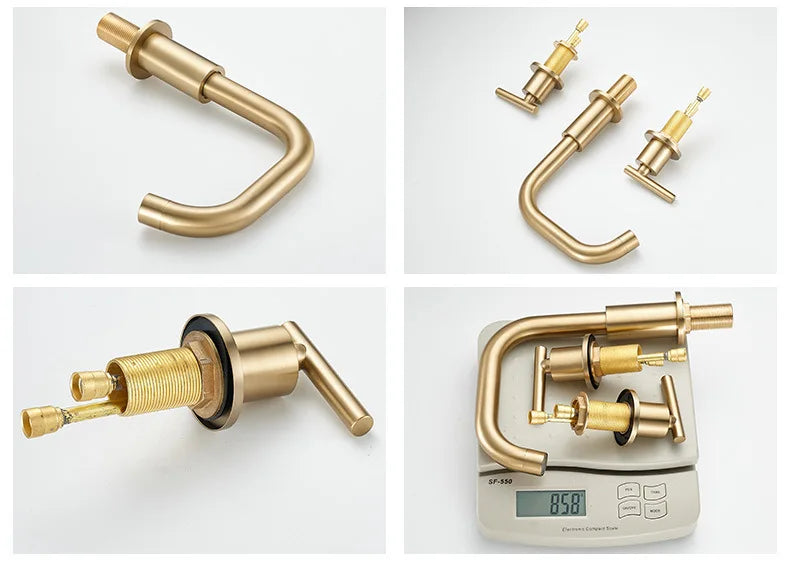 Nordic Style Basin Faucet Holes Bathroom Sink Faucet