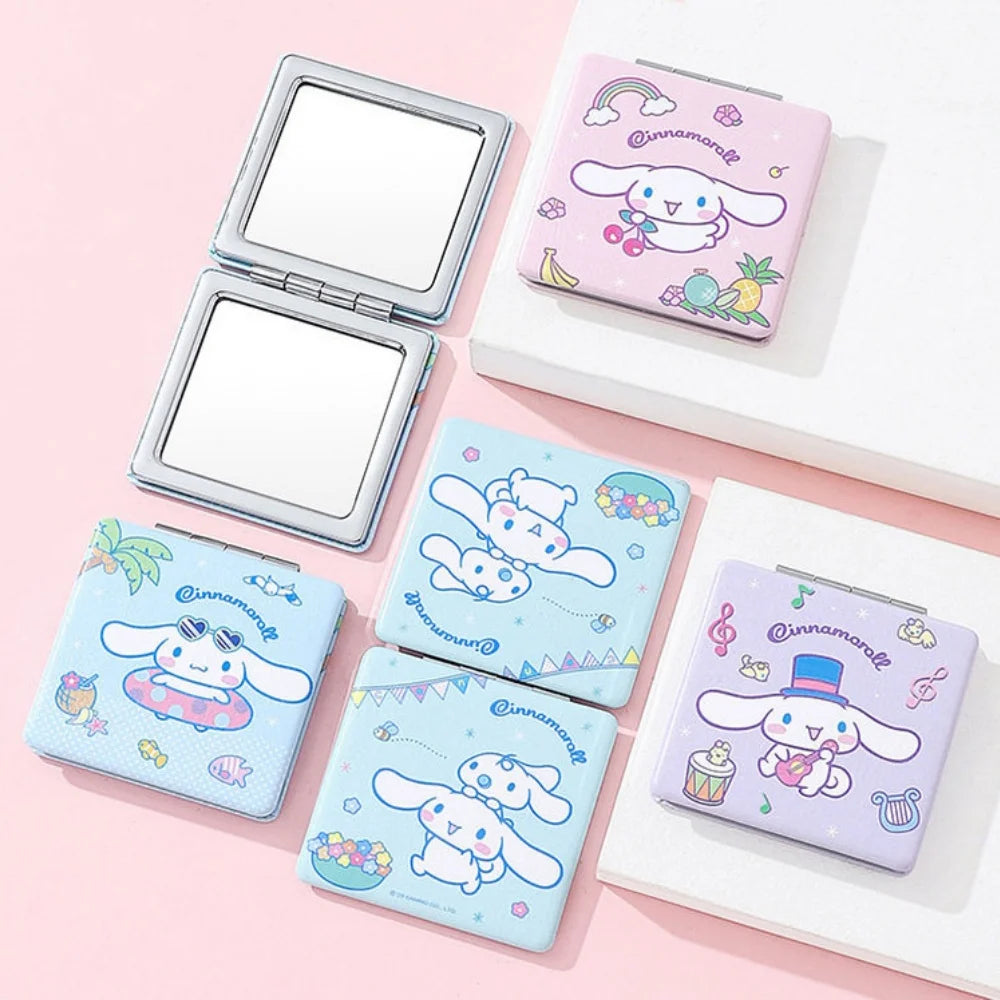 Genuine Hello Kitty Melody Folding Makeup Mirror Cartoon
