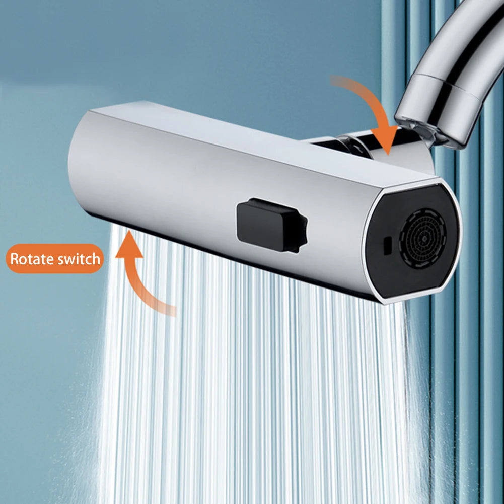 360 Rotating Waterfall Faucet Universal Splashproof Extension