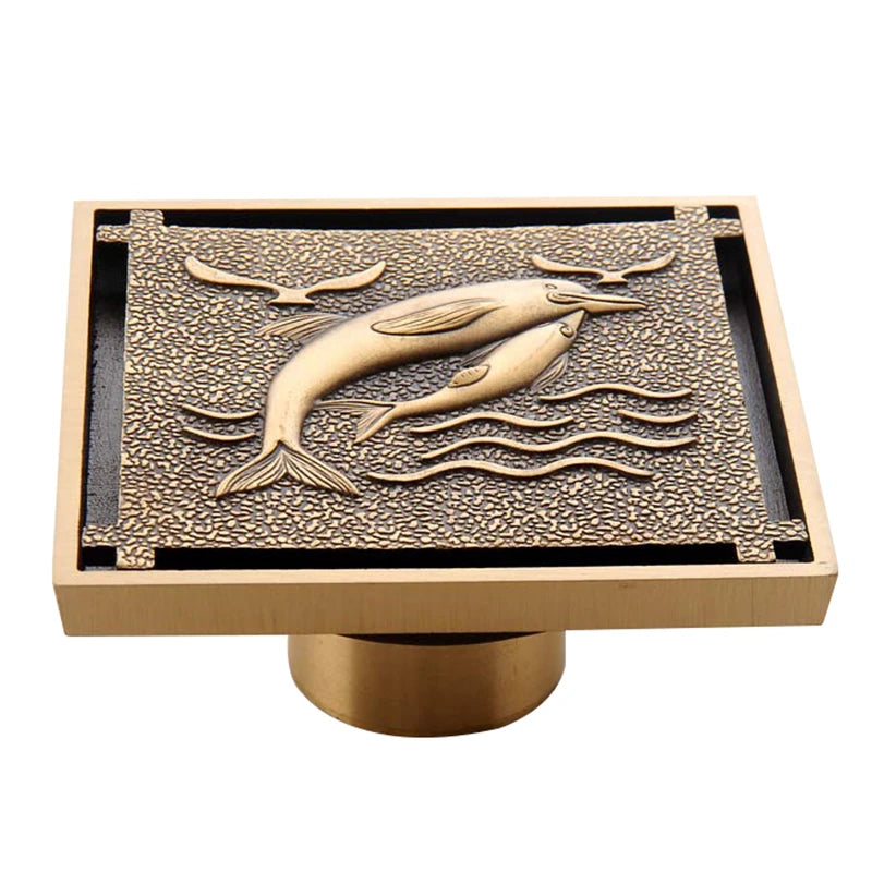 Brass Shower Drain Bathroom Floor Drain Washing Machine