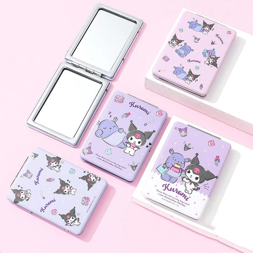 Genuine Hello Kitty Melody Folding Makeup Mirror Cartoon