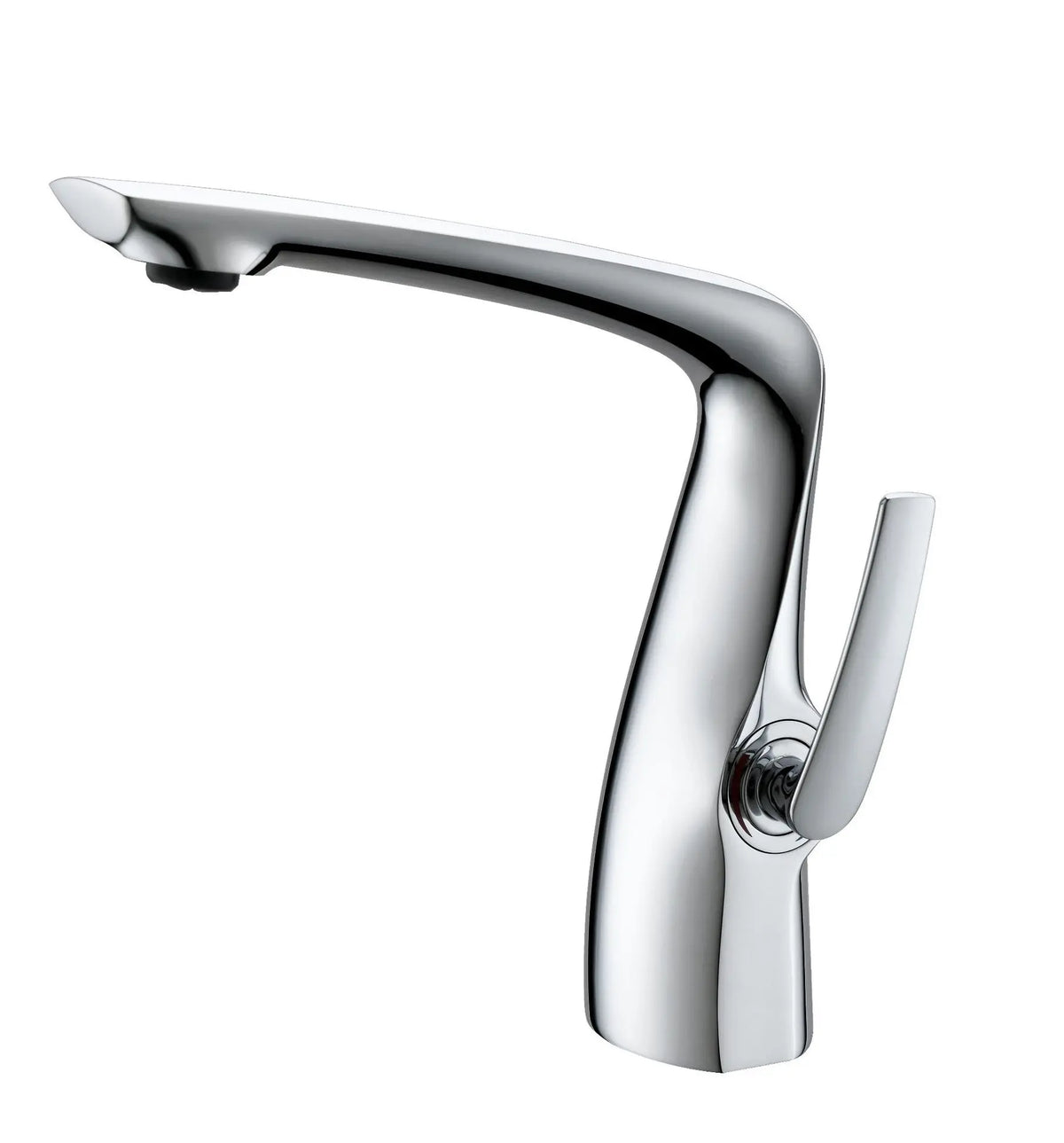 Luxury Rose Gold Brass Bathroom Faucet Modern 1-Hole