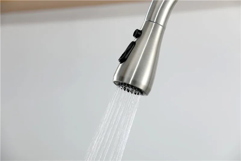 Sensor Touch Digital Sink Faucet Pull Down Sprayer
