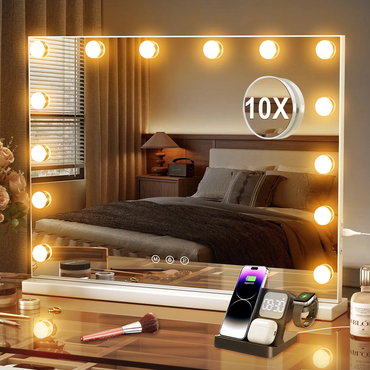 Uk Hollywood Mirror Vanity Make Up Mirror Lights